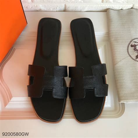 hermes slides woman|hermes sandals women black.